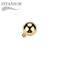 Titanium Internally Threaded Solid Balls (Top Only) - 10 Pack