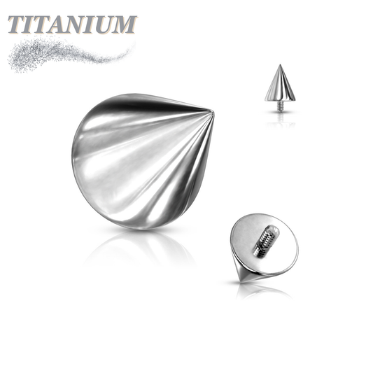 Internally Threaded Titanium Spike Ends 10Pk