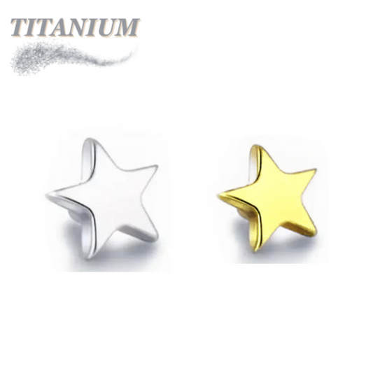 Titanium Internally Threaded 4mm Star Top Only