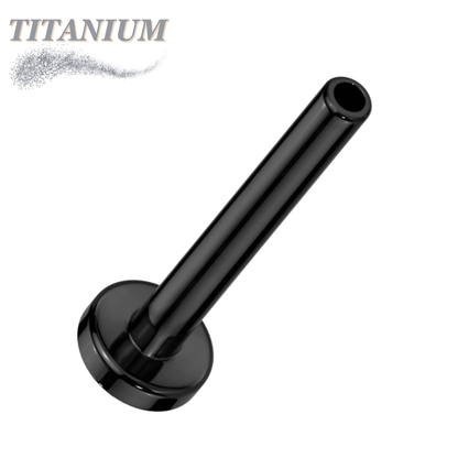Titanium Threadless Flat Back Labret (Post Only) 4mm Base