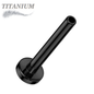 Titanium Threadless Flat Back Labret (Post Only)  2.5mm Base