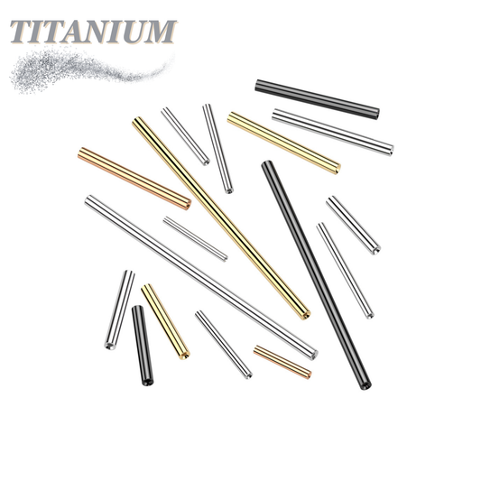 Threadless Barbell Titanium Post Only