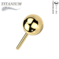 Titanium Threadless Ball (Top Only)