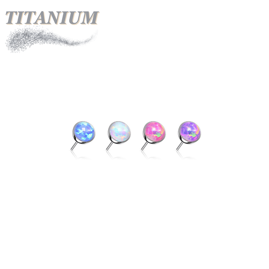 Threadless Titanium Opal Bezel - Top Only