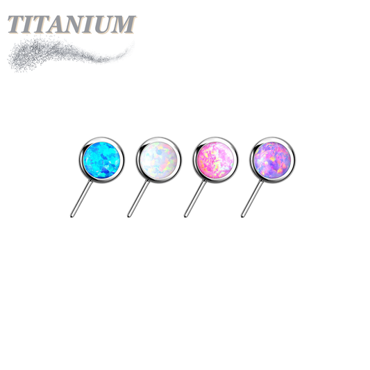Threadless Front Facing Bezel Opal Top Only (Clearance)