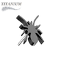 Titanium Threadless Spider (Top Only)