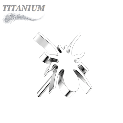 Titanium Threadless Spider (Top Only)