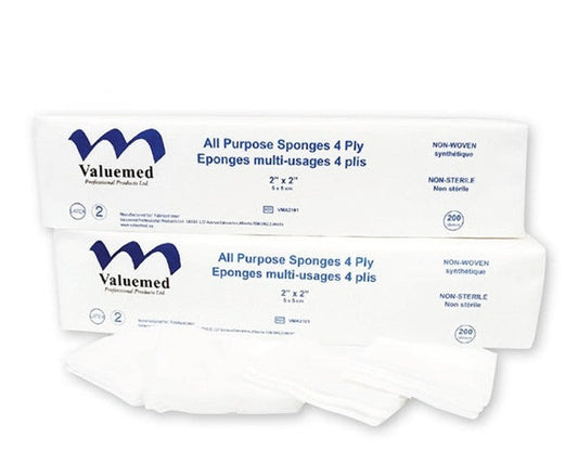 Gauze 4x4 4ply Non Sterile - 200 pack