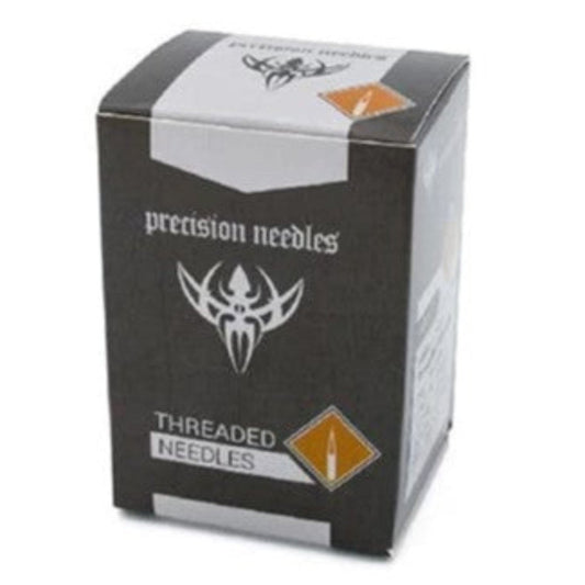 Precision Pre-Sterilized 1" Threaded Piercing Needles 100/Box