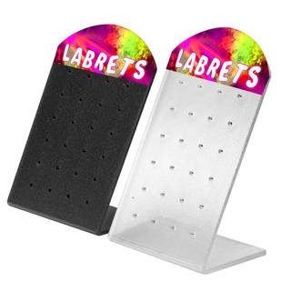 Display for Labrets with 24 Holes (empty)