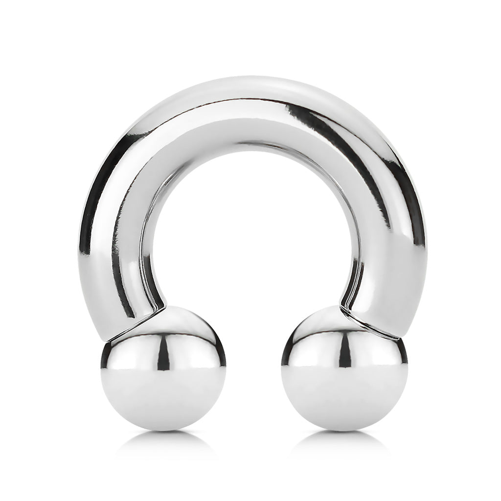 Surgical Steel Externally Threaded Horseshoe
