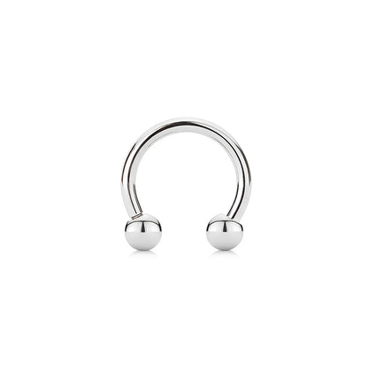 Surgical Steel Externally Threaded Horseshoe