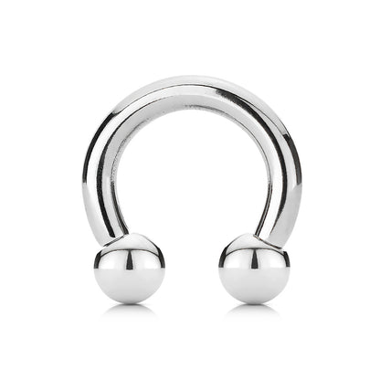 Surgical Steel Externally Threaded Horseshoe
