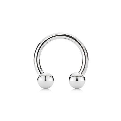 Surgical Steel Externally Threaded Horseshoe