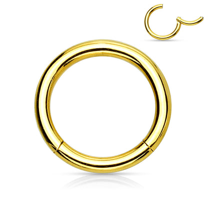 Surgical Steel Hinged Rings 16G - Coloured