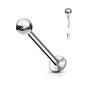 Surgical Steel Threadless Solid Ball Labret Combo