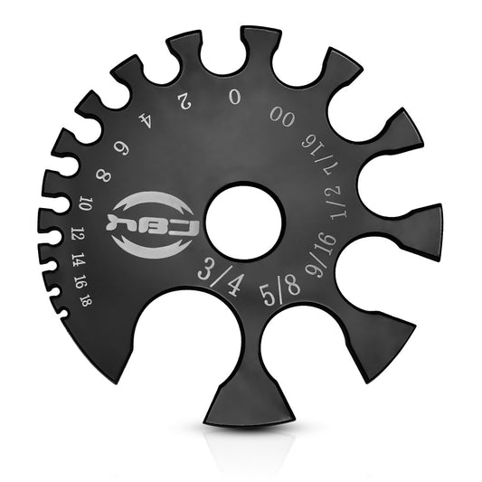 Body Jewelry Acrylic Wheel Gauge